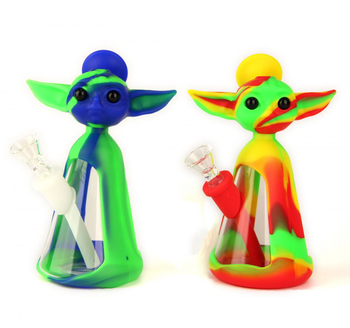 Бонг Silicone Yoda - Бренд Star Wars - Магазин ТОПовых приборов и аксессуаров для  курения  bongstore.ru