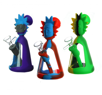 Бонг Silicone Rick - Прикольные товары - Магазин ТОПовых приборов и аксессуаров для  курения  bongstore.ru